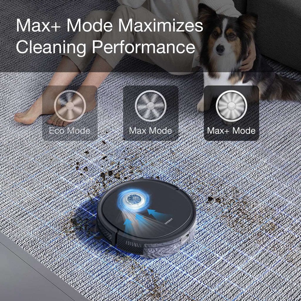 ECOVACS DEEBOT OZMO U2 Pro Robot Vacuum Cleaner 2 in1 Vacuum and Mop, Extra Pet Care Kit 800ml Large Dustbin & Tangle-Free Brush, Ideal for Pet Hair, No-Go Zones, 2.5Hrs Run Time, Voice/App Control…