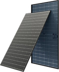 JJN Bifacial 2PCS 400 Watt Solar Panel, N-Type 16BB 400W Solar Panels, 25% High Efficiency Monocrystalline Solar Module for 12V/24V/48V PV System for Homes Rooftop Farm RV and Off-Grid Applications