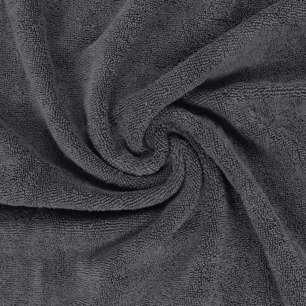Bath Towel Sets 8-Piece Premium Towel Set, 2 Bath Towels, 2 Hand Towels, and 4 Wash Cloths, 100% Ring Spun Highly Absorbent Towels for Bathroom, Gym, Hotel, and Spa(Sky Blue) (Dark Brown Same size)