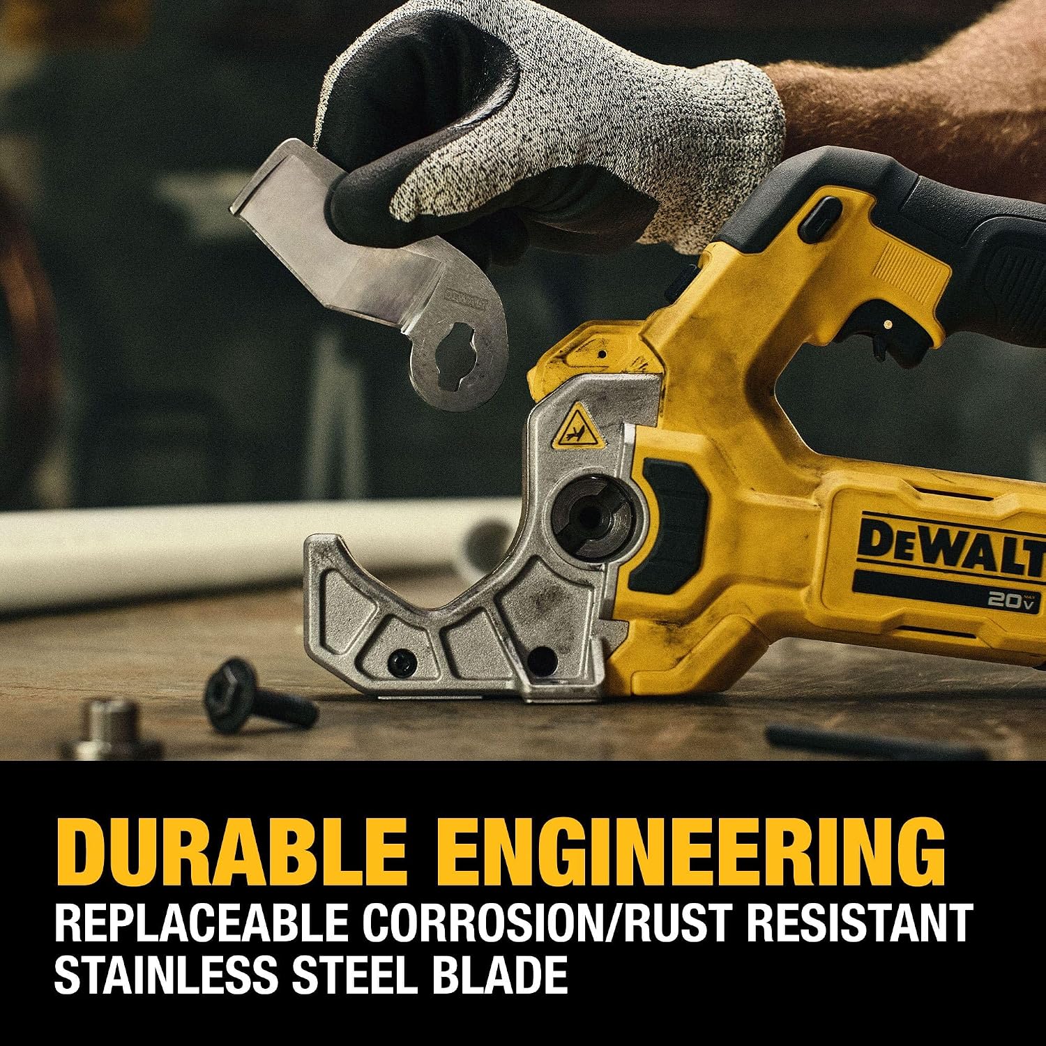 DEWALT 20V MAX Plastic Tubing Cutter, Bare Tool Only (DCE180B)